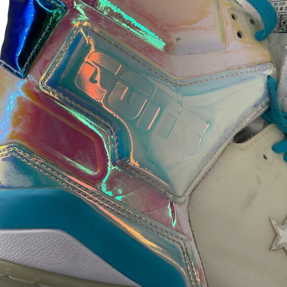 Converse ERX Impress High Top Mens Size 11.5 Iridescent White Sneakers - Picture 12 of 12